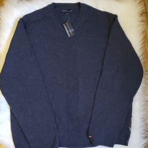 Men's Tommy Hilfiger V-Neck Lambs Wool Sweater XXL
